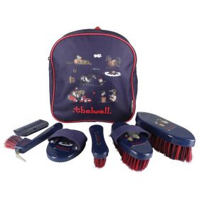 Hy Equestrian Thelwell Collection Practice Makes Perfect Complete Grooming Kit Rucksack - HY