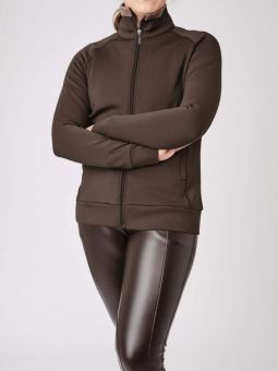 PS of Sweden Anastasia Zip Jacket-Coffee-Small Clearance -  PS of Sweden