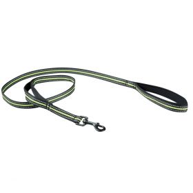 Weatherbeeta Reflective Dog Lead - Black Yellow