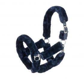 Hy Equestrian Fab Fleece Headcollar - Navy