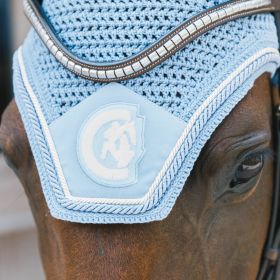 Kentucky Horsewear Fly Veil Wellington 3D Logo Rope - Light Blue