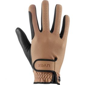 Uvex Tensa II Riding Gloves - Caramel Black -  Uvex Riding Helmets
