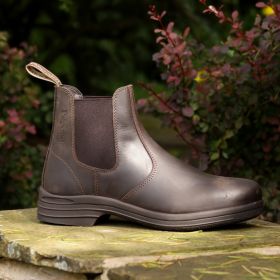 Brogini Kingham Unisex Oiled Pull-On Yard Boot Brown - Brogini