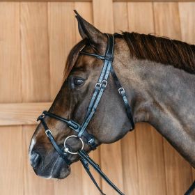 Dy'on Working Collection Round Leather Bridle - Black - Dy'on