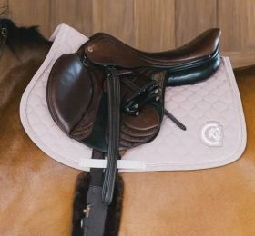 Kentucky 3D Logo Onion Quilt Jumping Saddle Pad - Old Rose