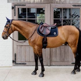 Kentucky 3D Logo Onion Quilt Jumping Saddle Pad - Navy