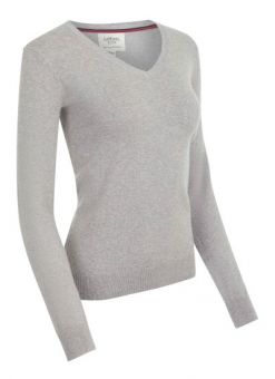 LeMieux Elite V-Neck Jumper - Grey - LeMieux