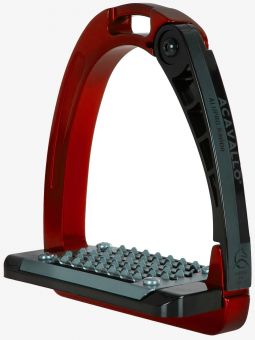 Acavallo Arena Junior Stirrups - Red