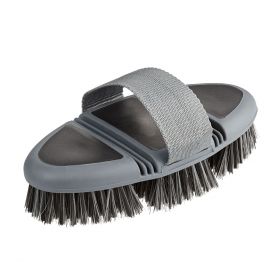 Bitz Two Tone Body Brush Rubber Grip Contour Black/Grey - Bitz