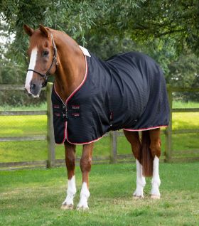 Premier Equine Buster Waffle Horse Cooler Rug Black -  Premier Equine