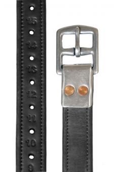 Henry James Calfskin stirrup leathers - Black -  Henry James