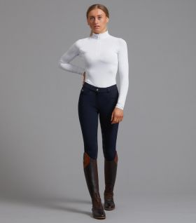 Premier Equine Cassa Ladies Full Seat Gel Riding Breeches Navy -  Premier Equine