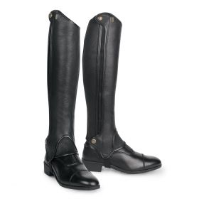 Tredstep Deluxe Half Chaps -Black - 44cm H/33cm W (17in H/13in W) - Tredstep Ireland