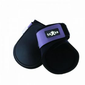 Saxon Contoured Fetlock Boots - Black Purple - Saxon
