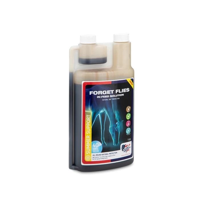 Equine America Forget Flies In-Feed Solution 1ltr - Equine America