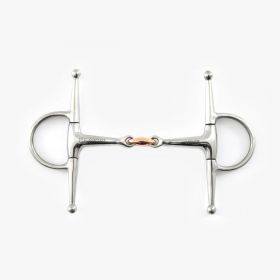 Premier Equine Full Cheek Snaffle with Copper Lozenge - Premier Equine