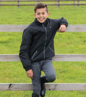 Premier Equine Gando Boys Gel Knee Riding Breeches Grey -  Premier Equine