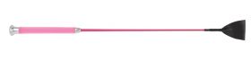 Dublin Crop With Gel Handle - Hot Pink