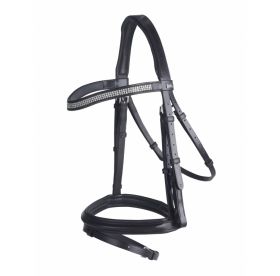 GFS Crystal Flash Bridle Black