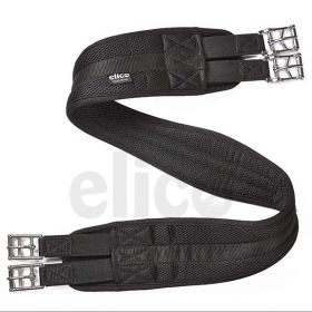 Elico Airflow Mesh Girth - Black-52 130cm - Elico