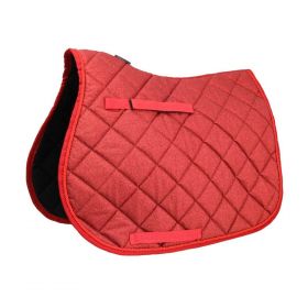 Hy Equestrian Glitzy Saddle Pad - Red