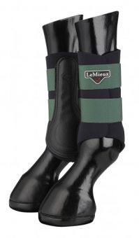 LeMieux Grafter Brushing Boots Hunter Green - LeMieux