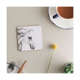 Deckled Edge Melamine Coasters - Fleabitten Grey - Deckled Edge