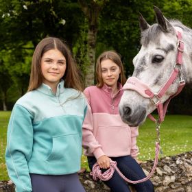 LeMieux Young Rider Kate Quarter Zip Sweat - Ash Stone - LeMieux