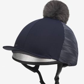 LeMieux Eleanor Pom Hat Silk Navy