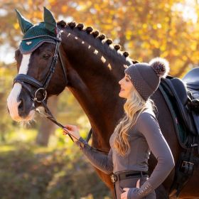 LeMieux Sparkle Beanie - Graphite - LeMieux