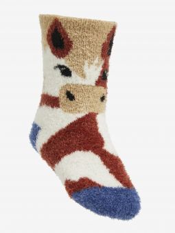 LeMieux Mini Fluffy Character Socks-Flash-6-8 Infant - LeMieux