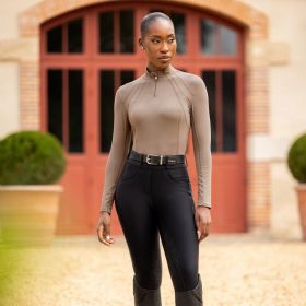 LeMieux Mia Mesh Long Sleeve Base Layer - Walnut - LeMieux