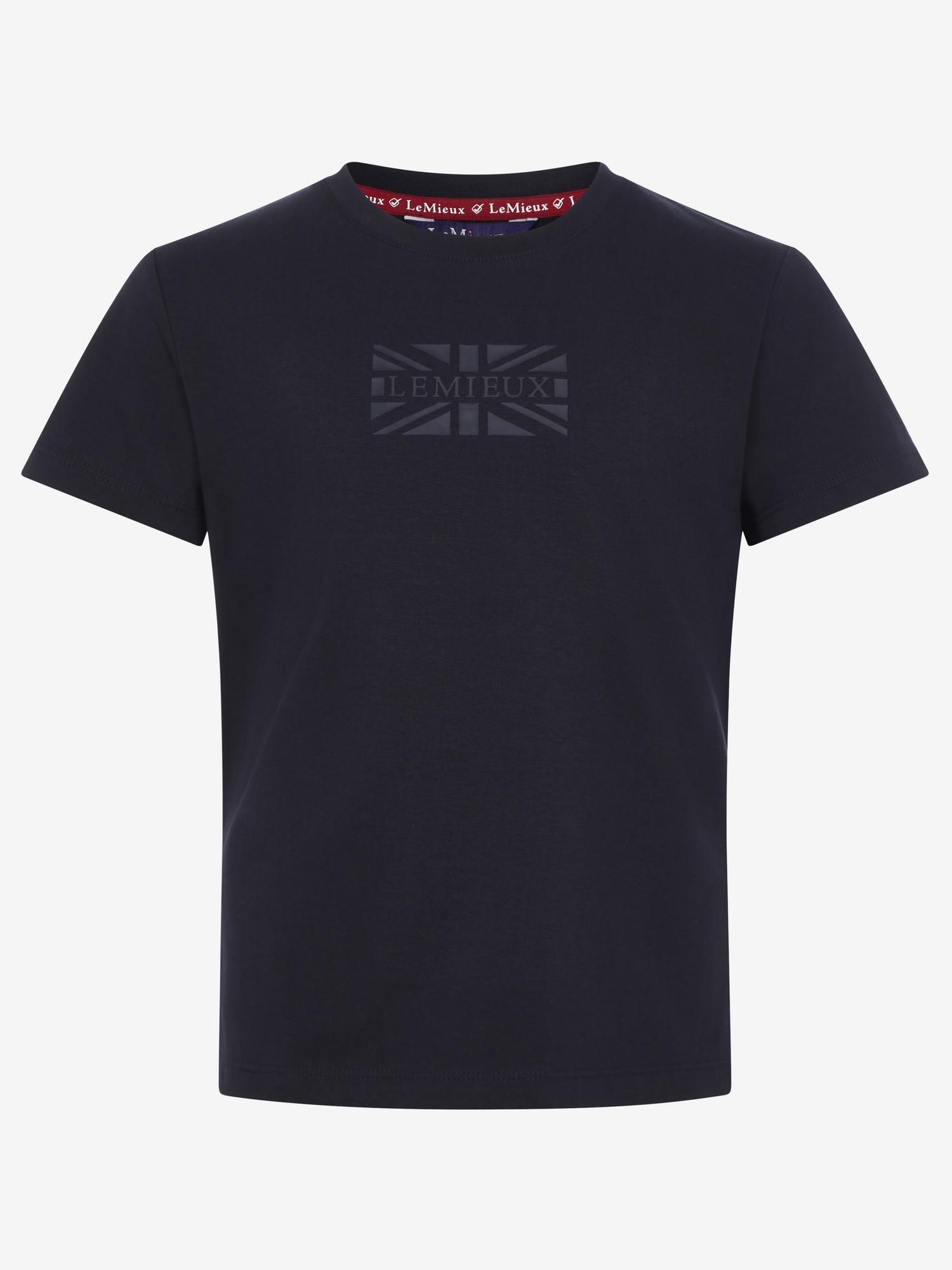 LeMieux Young Rider Union Jack T-Shirt Navy-9-10 Years - Europe 134-140cm - LeMieux