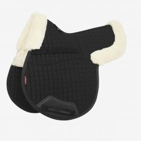 LeMieux Merino+ Half Lined GP Numnah - Black Natural