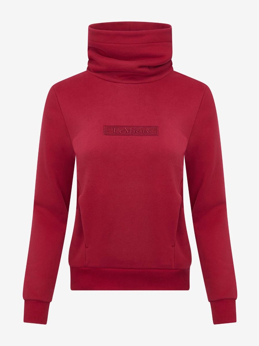 LeMieux Adele Funnel Neck Sweat-Ember-UK 6 - 30" Chest - EU34 - LeMieux
