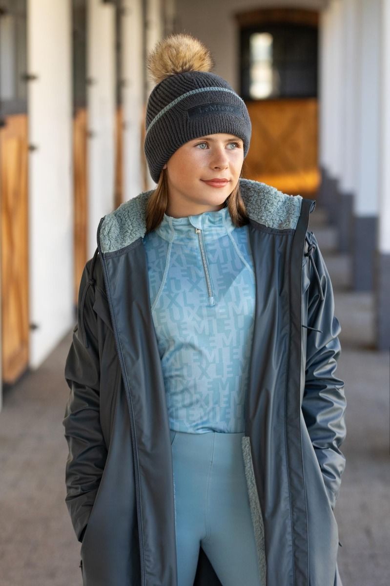 LeMieux Young Rider All Elements Coat - Petrol - LeMieux