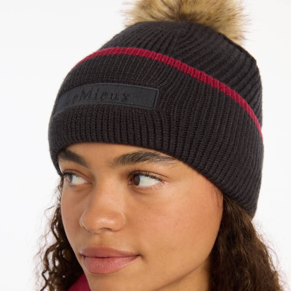 LeMieux Clara Cable Beanie - Merlot - LeMieux