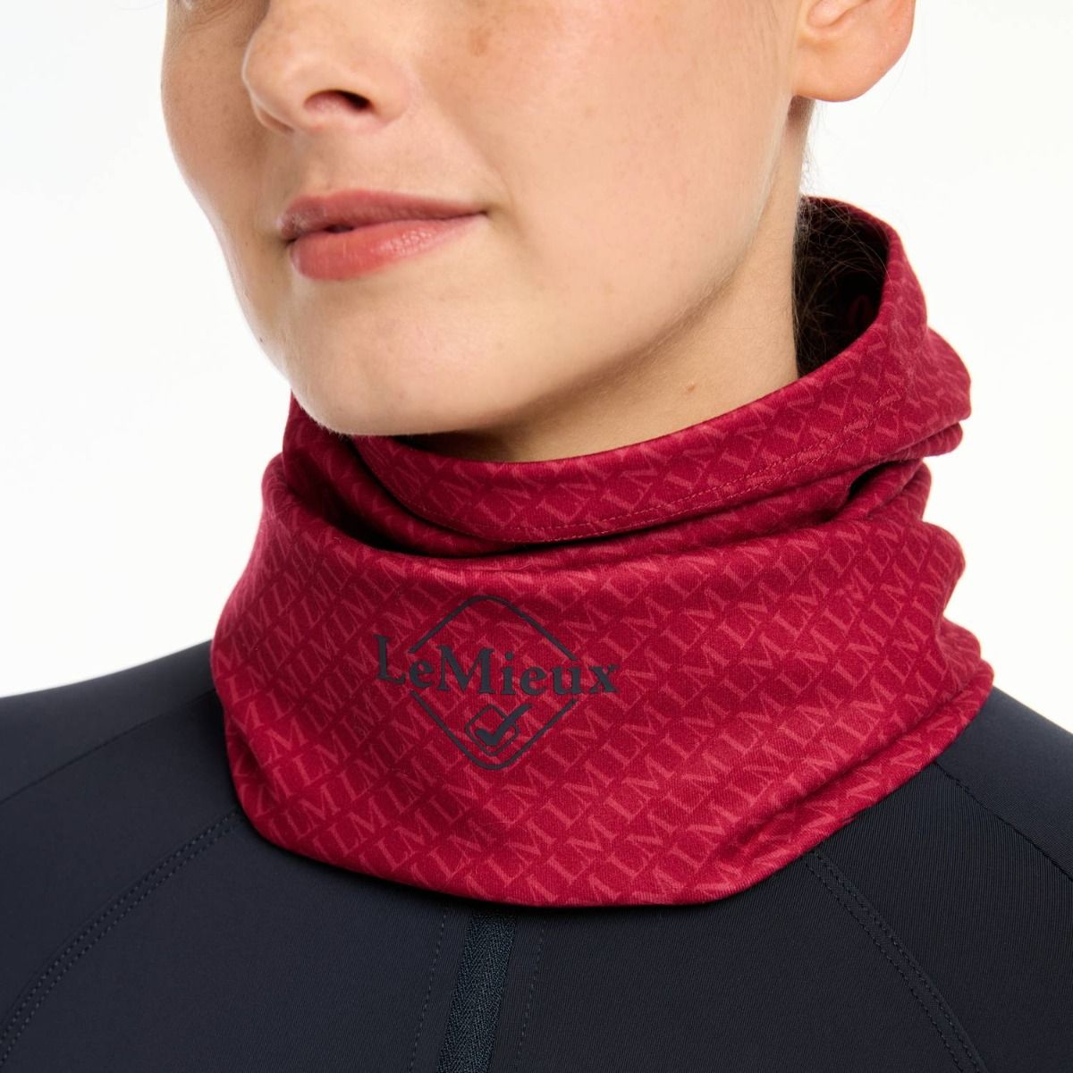 LeMieux Printed Stretch Snood - Cinder - LeMieux