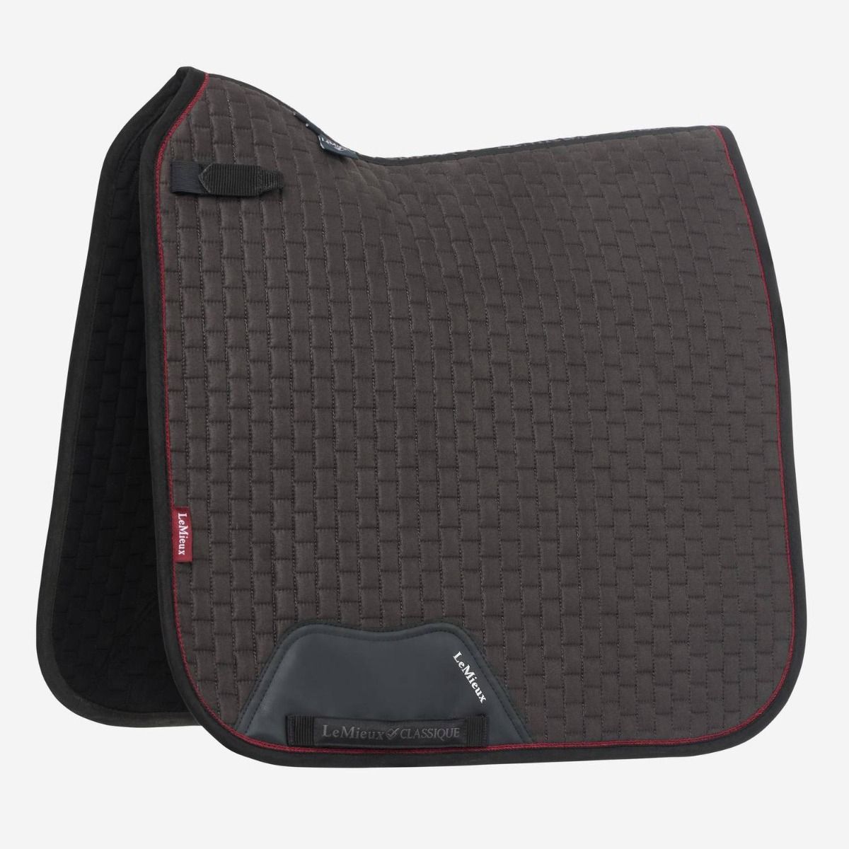 Lemieux ProSport Suede Dressage Square-Cinder-Large - LeMieux