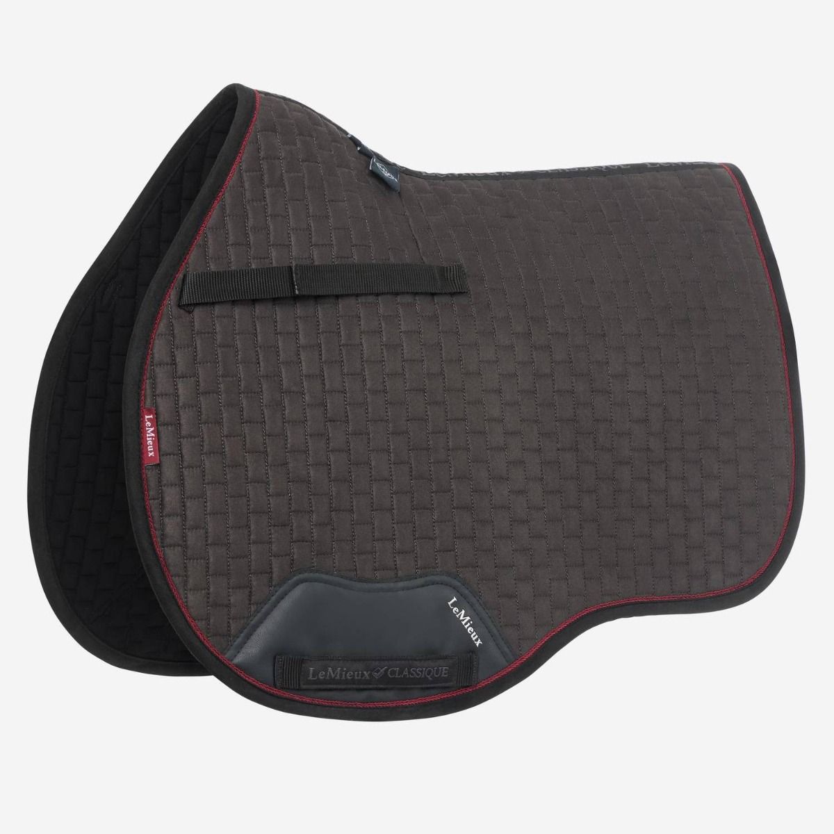 Lemieux ProSport Suede GP Jump Square-Cinder-Small Medium - LeMieux