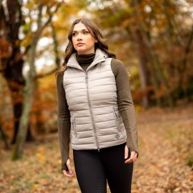 LeMieux Tilly Hooded Puffer Gilet - Ash