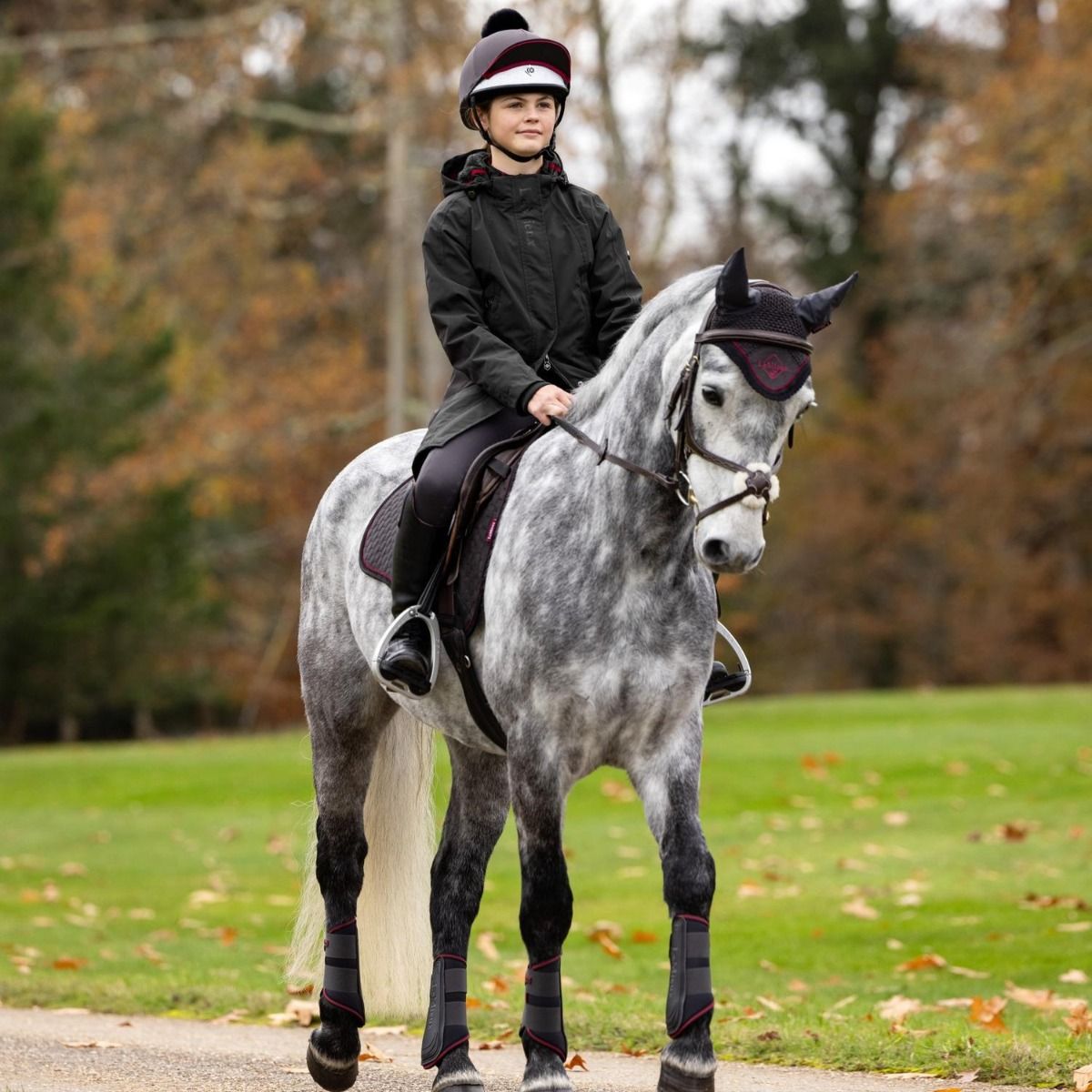 LeMieux Young Rider Skye Waterproof Coat - Black - LeMieux