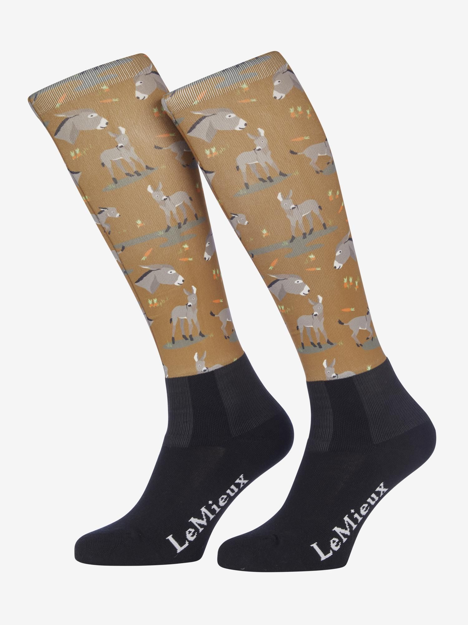 LeMieux Footsie Sock-Donkey Socks-One Size Child 10-3 - LeMieux