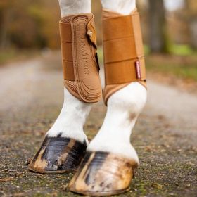 LeMieux Arika Mesh Brushing Boots - Ginger