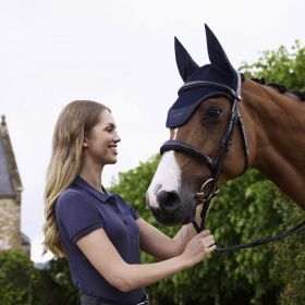 LeMieux Essence Fly Hood - Navy - LeMieux