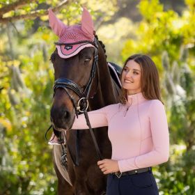 LeMieux Loire Fly Hoods - Peony - LeMieux