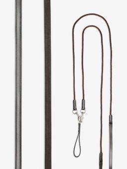LeMieux Leather Draw Reins - Brown