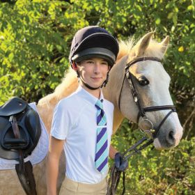 Equetech Junior Parade Show-Time Shirt - White -  Equetech