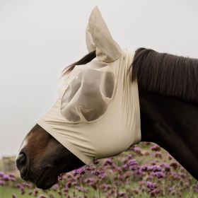 Kentucky Horsewear Slim Fit Fly Mask - Beige - Kentucky Horsewear