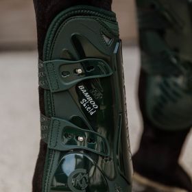 Kentucky Tendon Boots Bamboo Elastic - Dark Green - Kentucky Horsewear
